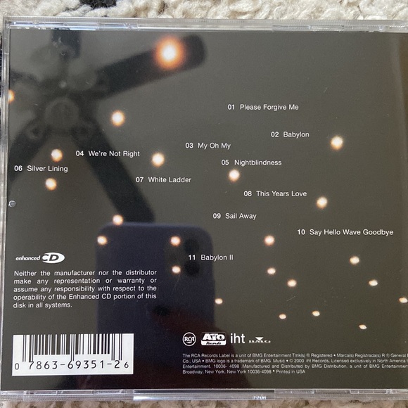 David Gray White Ladder CD - Picture 3 of 6